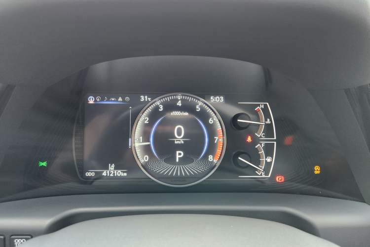 Used Lexus ES 2022 200 Excellence Edition Odometer Close Up