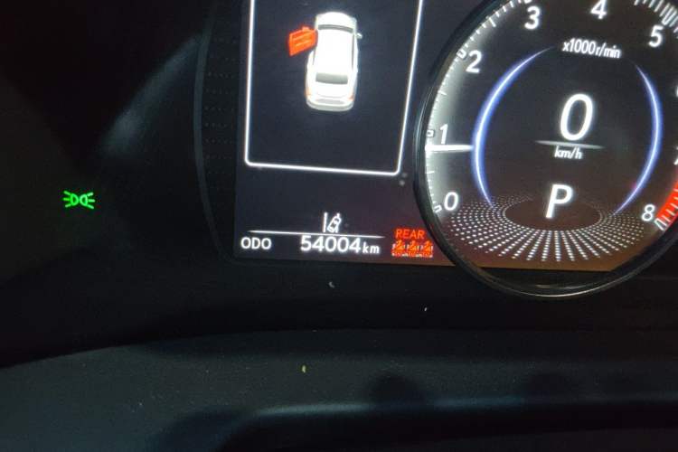 Used Lexus ES 2022 200 Excellence Edition Odometer Close Up