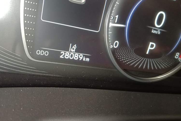 Used Lexus ES 2022 200 Luxury Edition Odometer Close Up