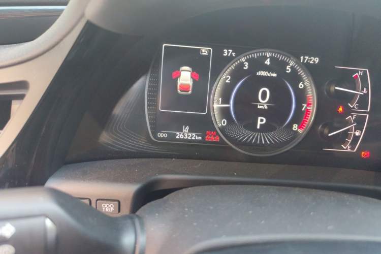 Used Lexus ES 2022 200 Excellence Edition Odometer Close Up