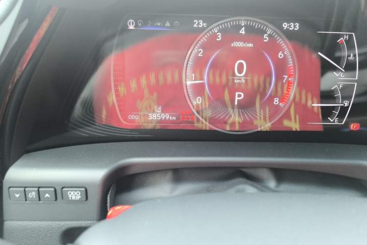 Used Lexus ES 2022 200 Excellence Edition Odometer Close Up