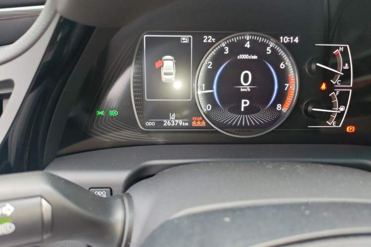 Used Lexus ES 2022 200 Excellence Edition Odometer Close Up