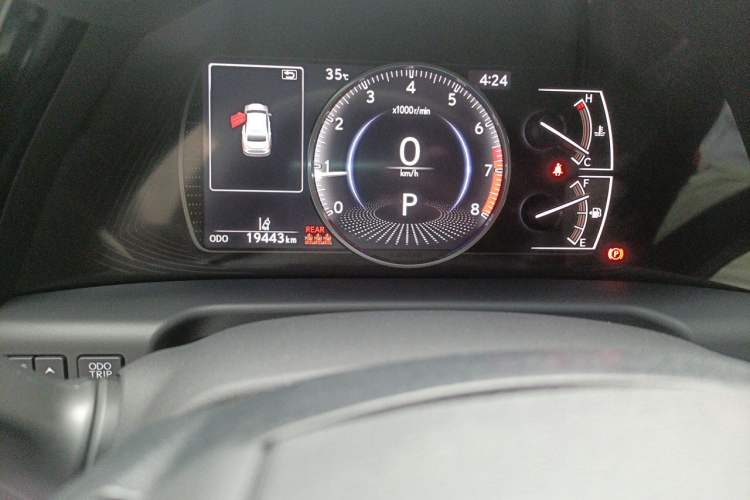 Used Lexus ES 2023 200 Excellence Edition Odometer Close Up