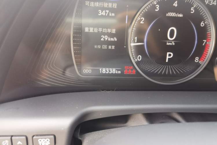 Used Lexus ES 2024 200 Premium Edition Odometer Close Up