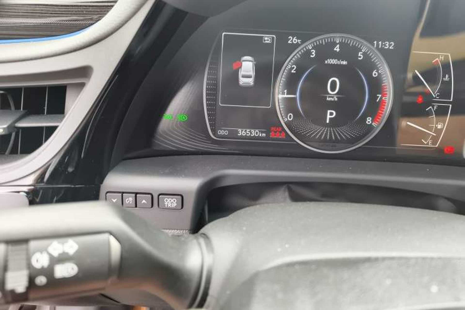 Used Lexus ES 2024 200 Premium Edition Odometer Close Up
