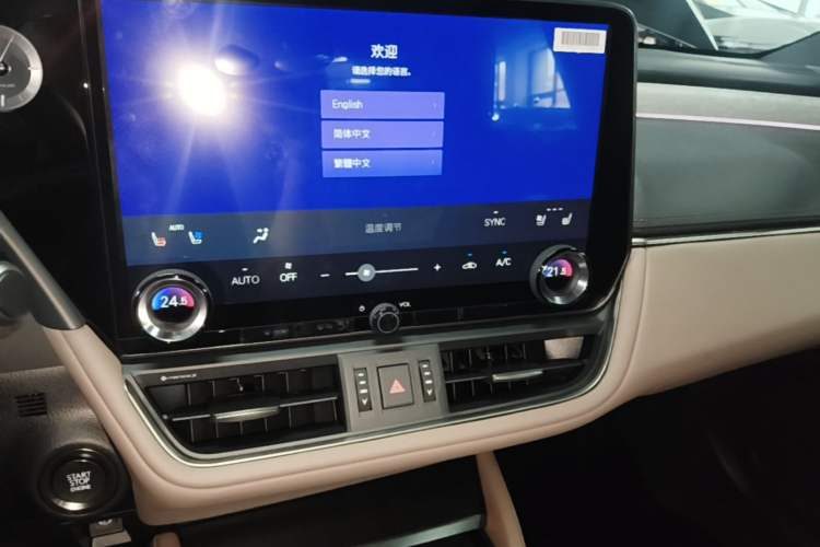 Used Lexus ES 2025 200 Premium Edition Audio And AC Panel