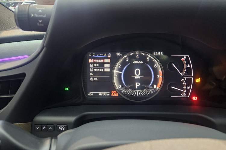 Used Lexus ES 2025 200 Premium Edition Odometer Close Up