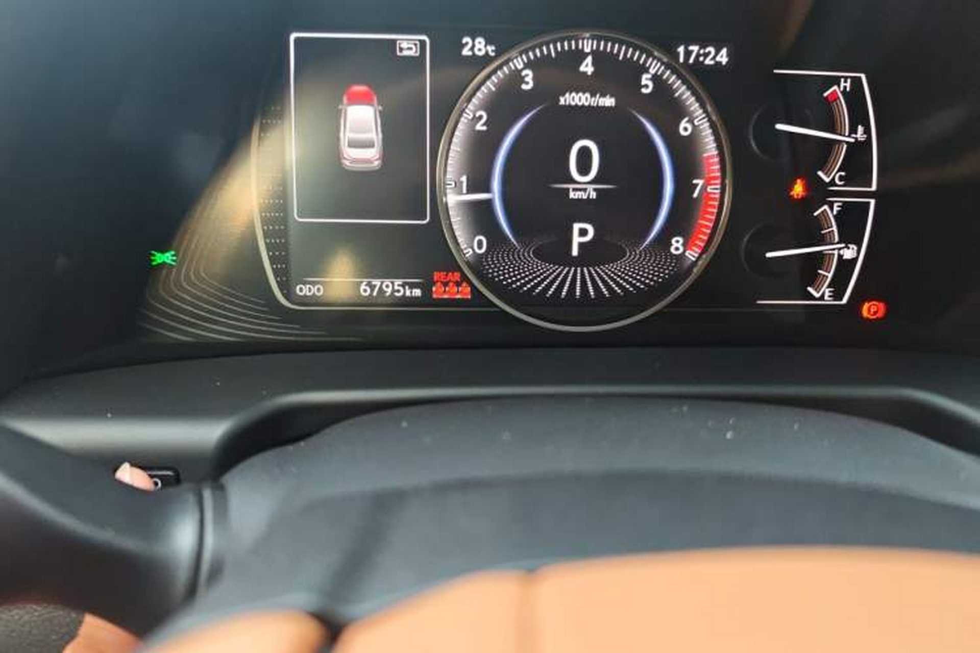 Used Lexus ES 2025 200 Premium Edition Odometer Close Up