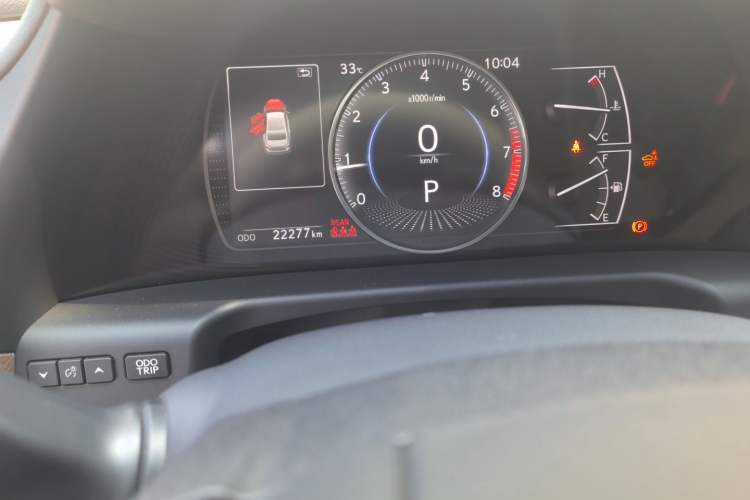 Used Lexus ES 2025 200 Premium Edition Odometer Close Up