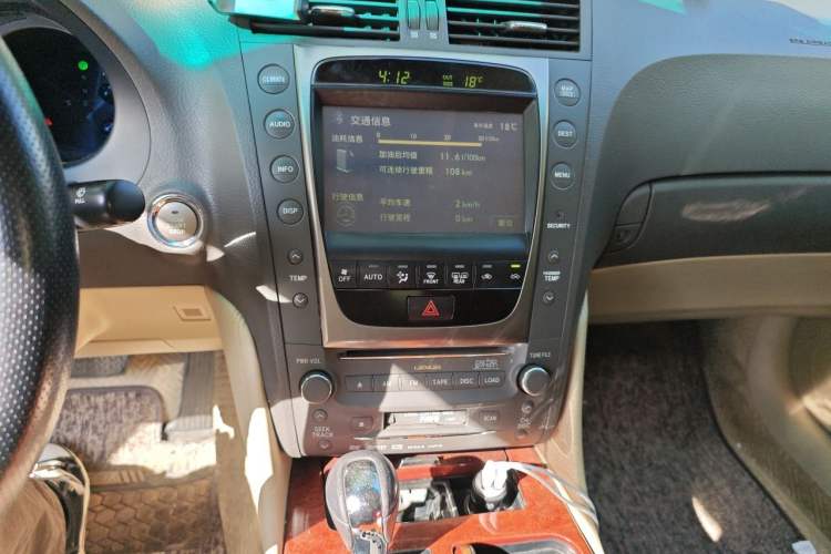 Used Lexus GS 2008 300 Audio And AC Panel