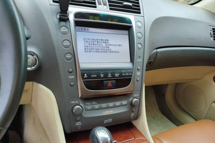 Used Lexus GS 2010 300 Audio And AC Panel