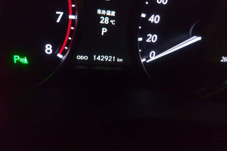 Used Lexus GS 2012 250 Leading Edition Odometer Close Up