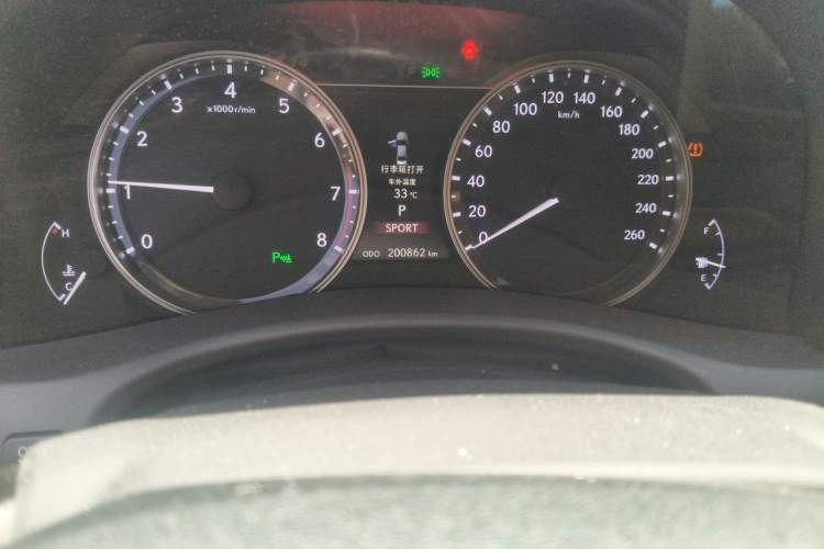 Used Lexus GS 2012 250 Leading Edition Odometer Close Up