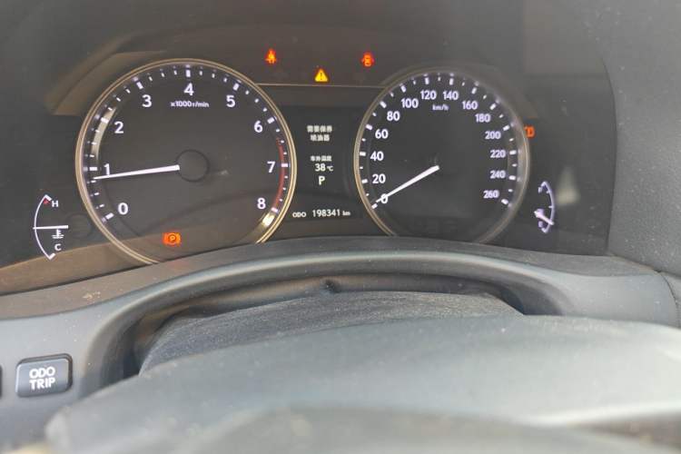 Used Lexus GS 2012 250 Leading Edition Odometer Close Up