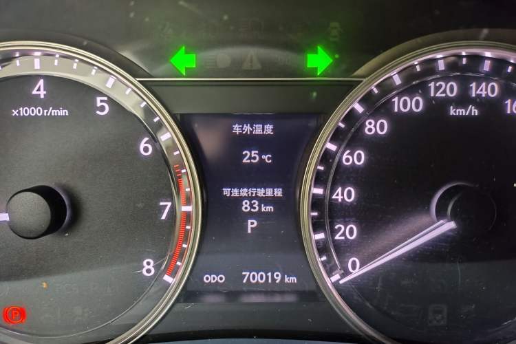 Used Lexus GS 2014 250 F SPORT Odometer Close Up