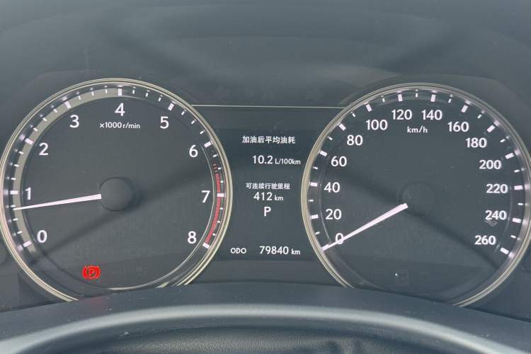 Used Lexus GS 2014 250 F SPORT Odometer Close Up
