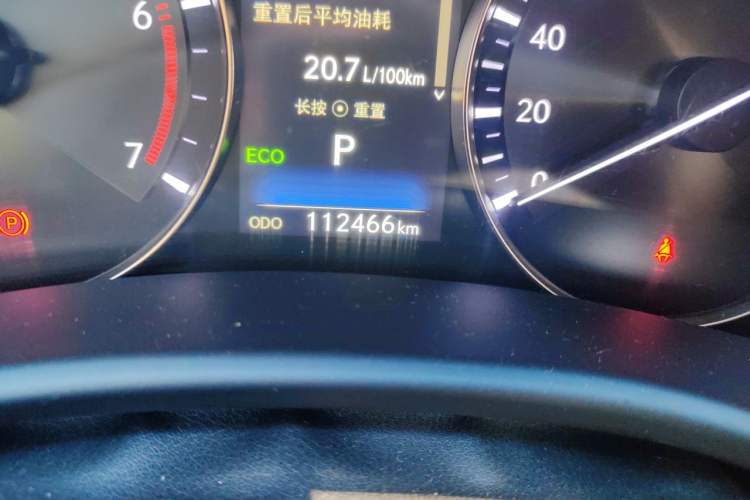 Used Lexus GS 2016 200T Leading Edition Odometer Close Up