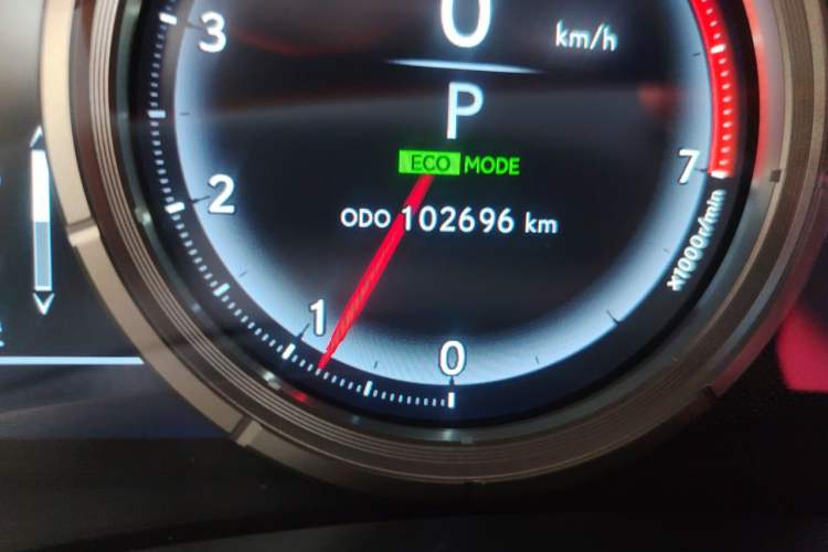Used Lexus GS 2017 300 F SPORT Odometer Close Up