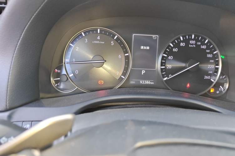 Used Lexus GS 2017 300 Leading Edition Odometer Close Up