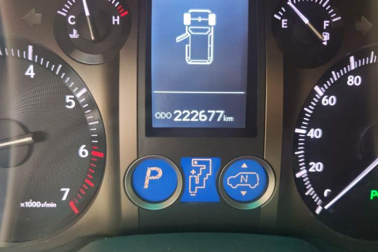 Used Lexus GX 2010 460 Odometer Close Up
