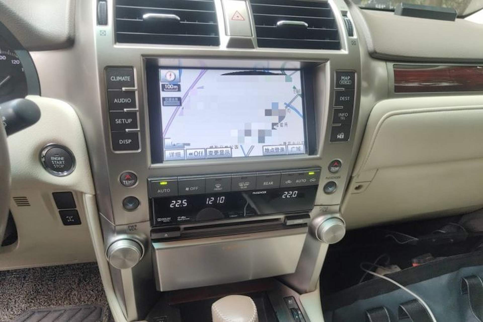 Used Lexus GX 2012 400 Audio And AC Panel