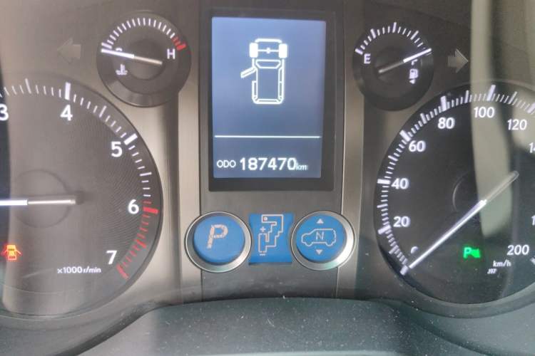Used Lexus GX 2012 400 Odometer Close Up