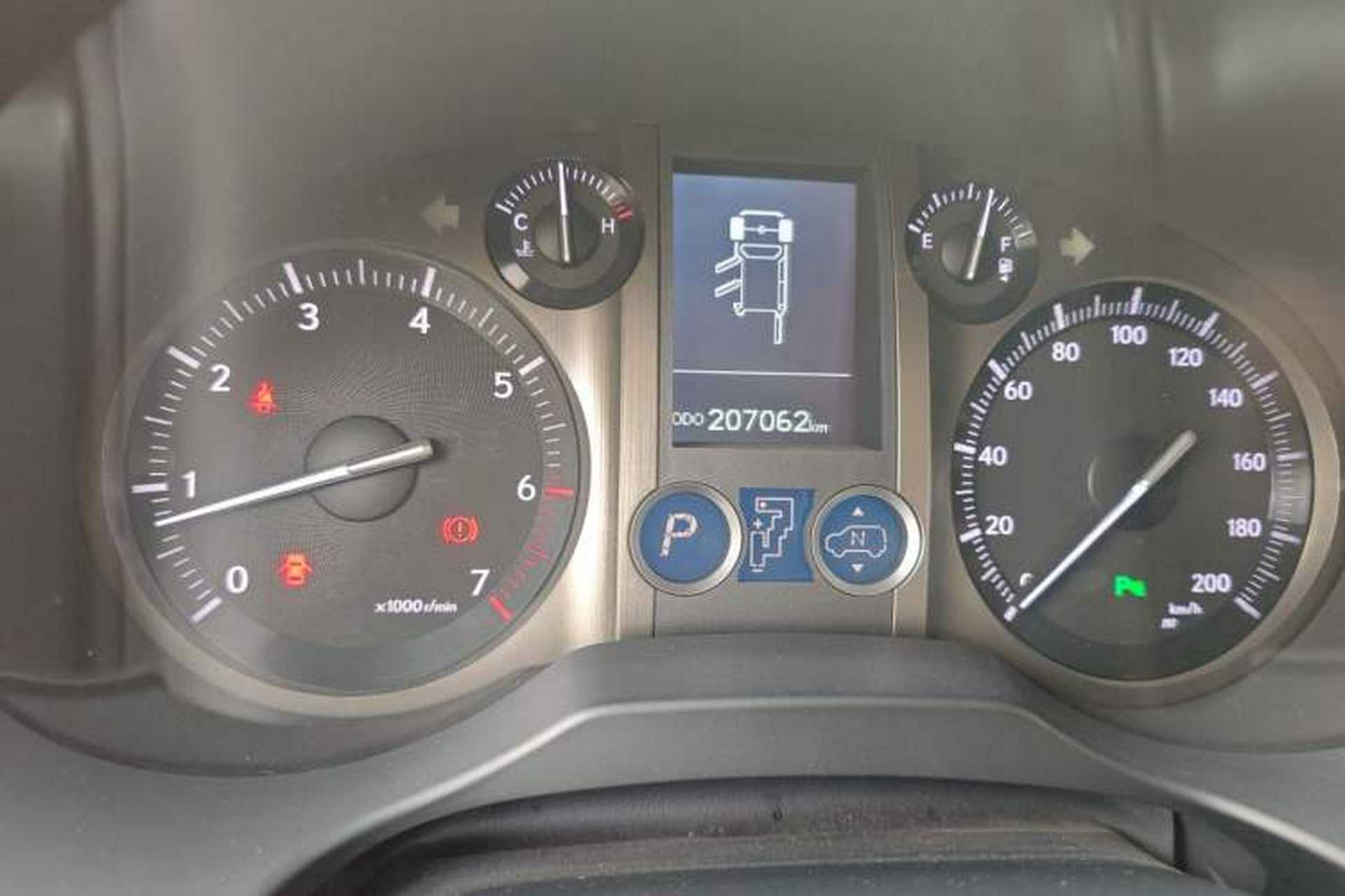 Used Lexus GX 2012 400 Odometer Close Up