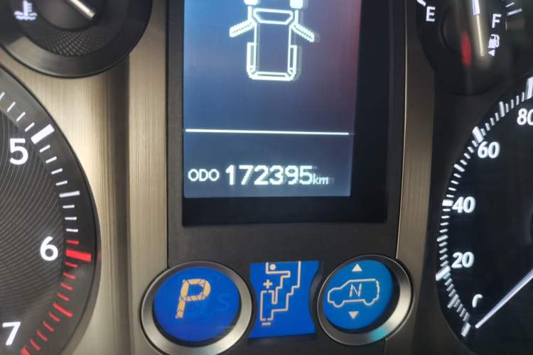 Used Lexus GX 2012 400 Odometer Close Up