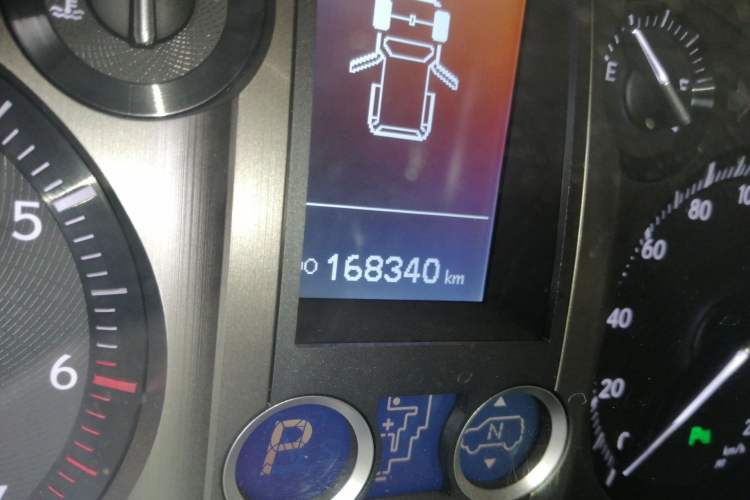 Used Lexus GX 2014 400 Prestige Edition Odometer Close Up