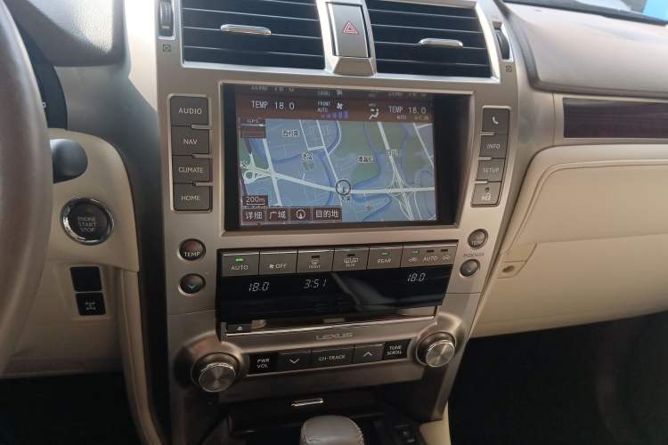 Used Lexus GX 2014 400 Prestige Edition Audio And AC Panel