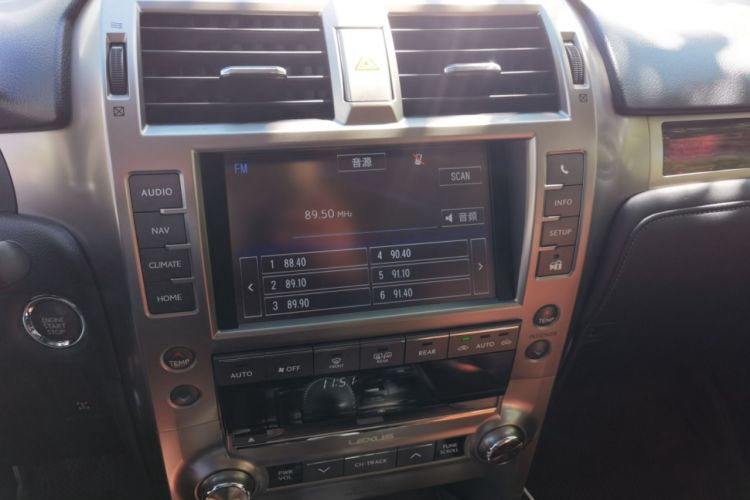 Used Lexus GX 2014 400 Prestige Edition Audio And AC Panel