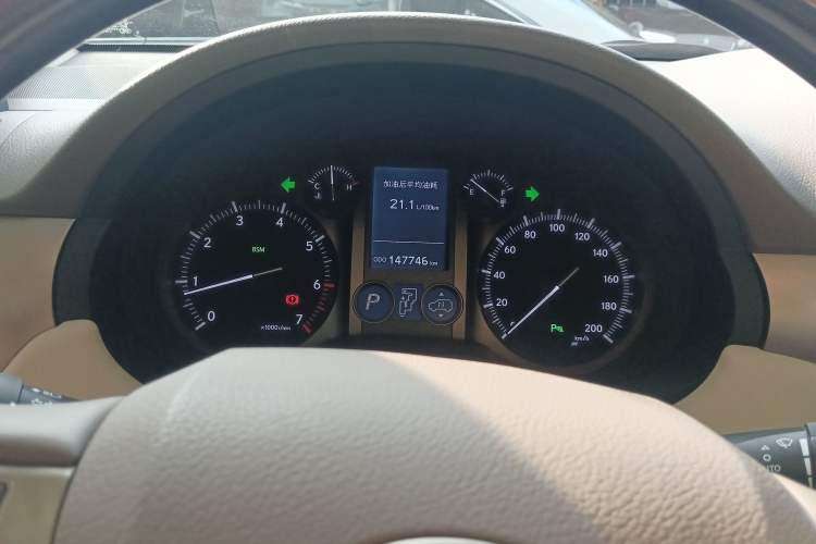 Used Lexus GX 2014 400 Prestige Edition Odometer Close Up