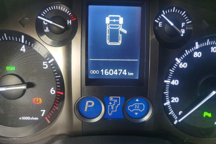Used Lexus GX 2014 400 Luxury Edition Odometer Close Up