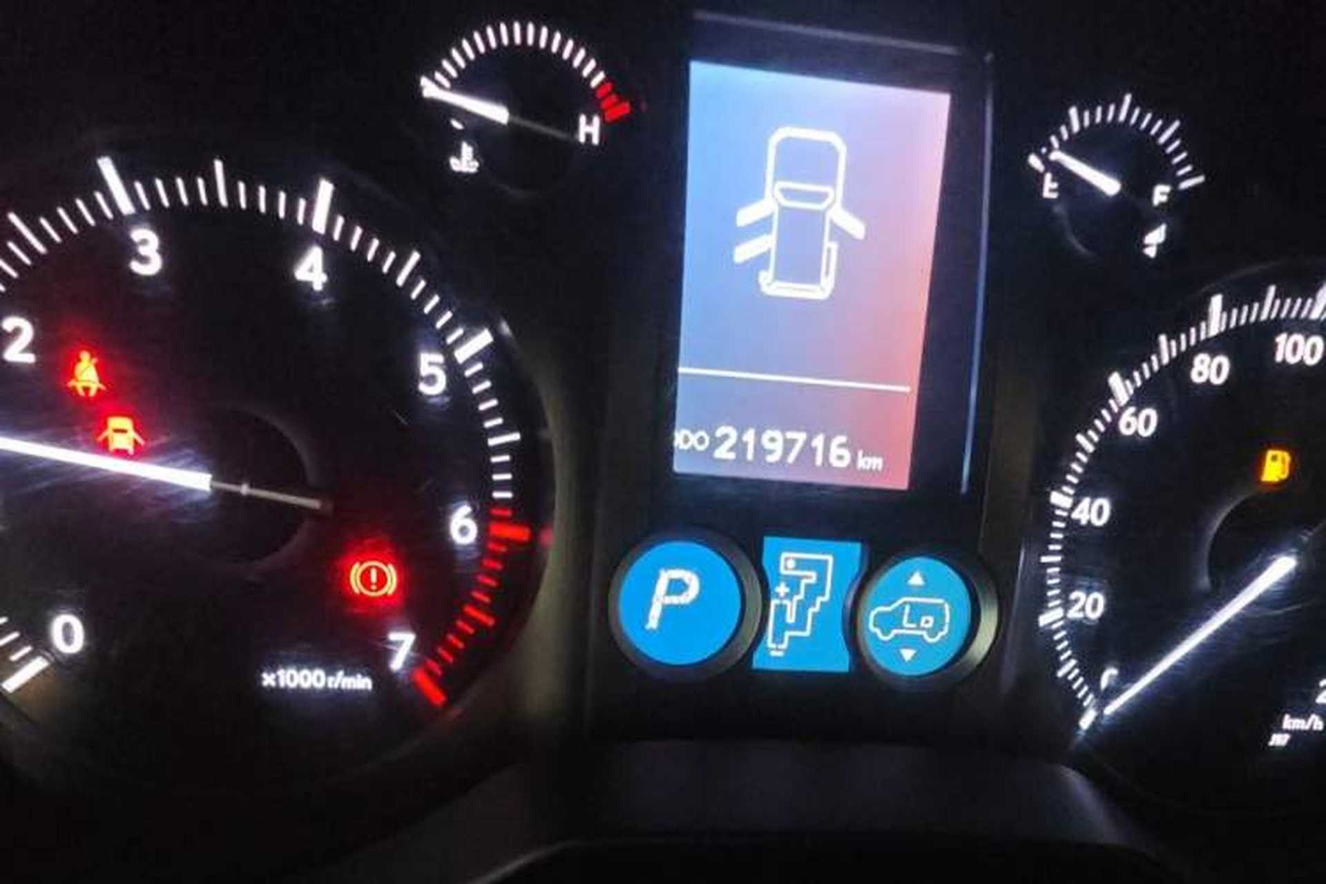 Used Lexus GX 2014 400 Deluxe Edition Odometer Close Up