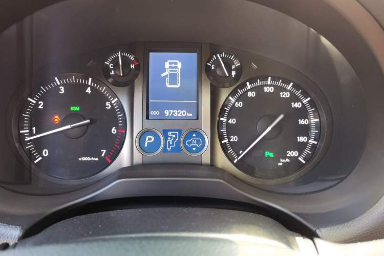 Used Lexus GX 2014 400 Prestige Edition Odometer Close Up