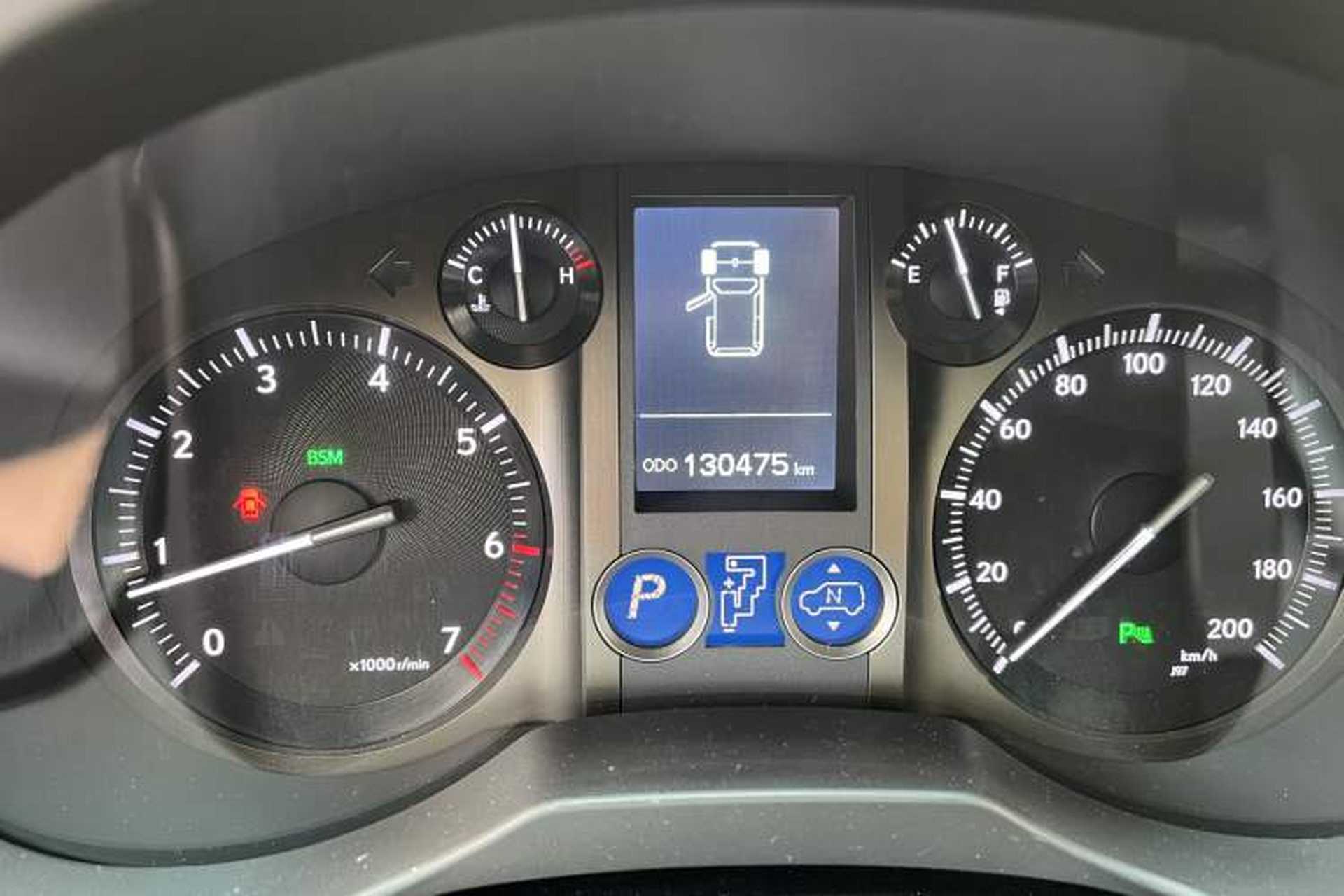 Used Lexus GX 2015 400 Luxury Edition Odometer Close Up