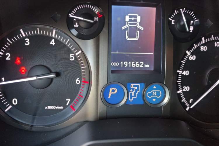 Used Lexus GX  Odometer Close Up