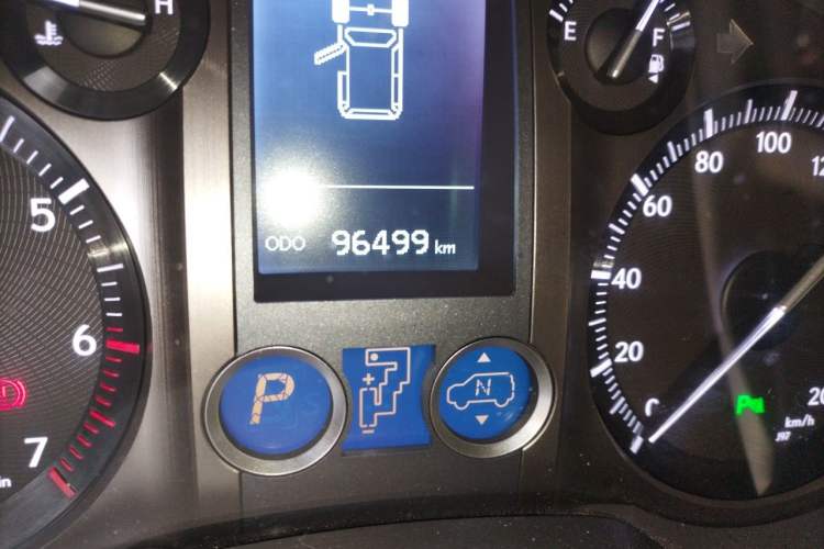 Used Lexus GX  Odometer Close Up