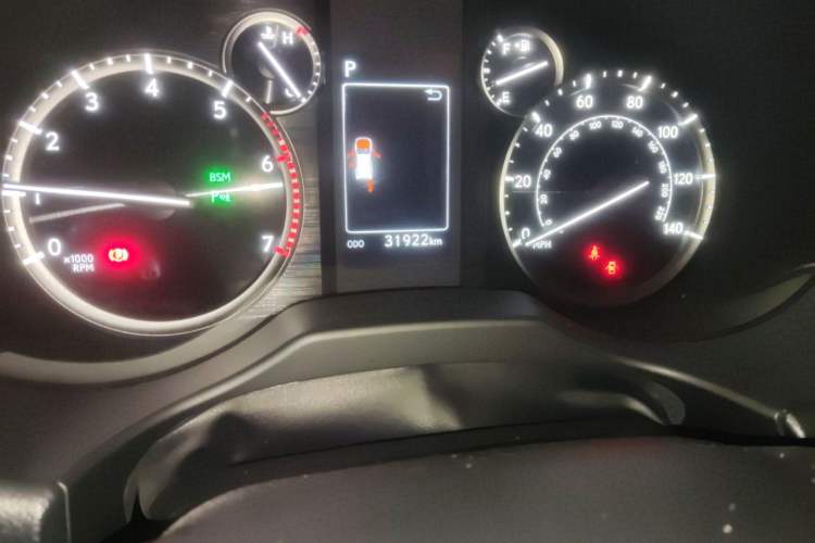 Used Lexus GX  Odometer Close Up