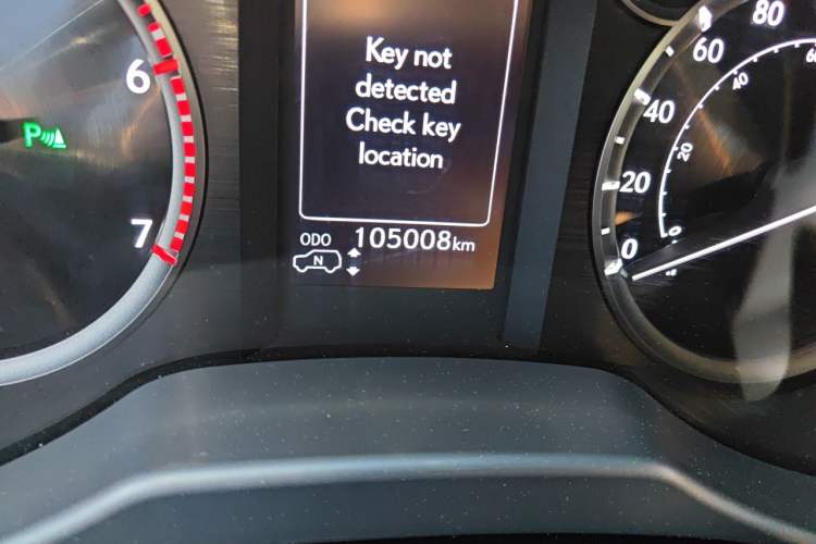 Used Lexus GX  Odometer Close Up