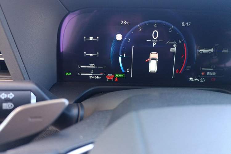 Used Lexus GX 2024 OVERTRAIL Yuanfeng Edition Odometer Close Up