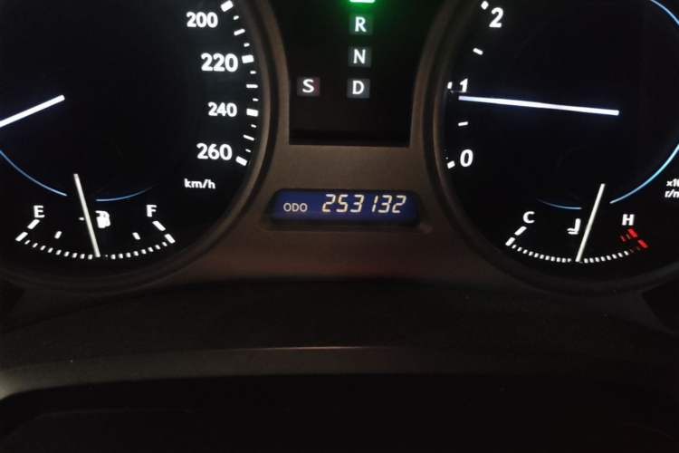 Used Lexus IS 2006 300 Xuan Dong Edition Odometer Close Up