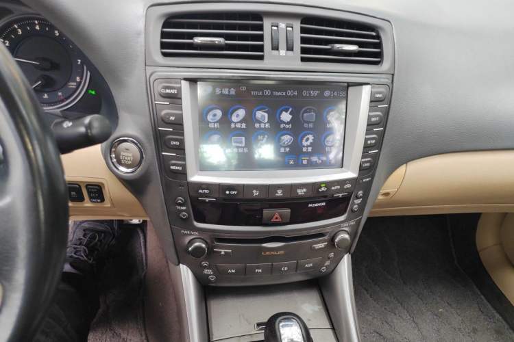 Used Lexus IS 2009 300 Audio And AC Panel