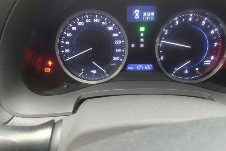 Used Lexus IS 2011 250 Sport Edition Odometer Close Up