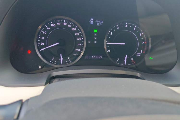 Used Lexus IS 2011 250C Odometer Close Up