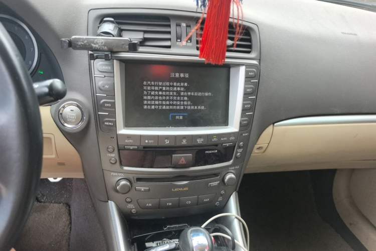Used Lexus IS 2011 250 Sport Edition Audio And AC Panel