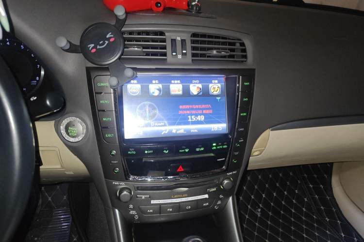 Used Lexus IS 2011 250 Sport Edition Audio And AC Panel
