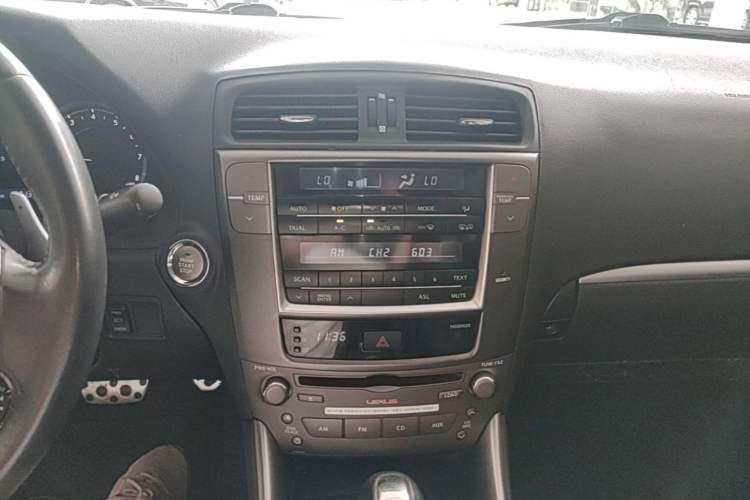 Used Lexus IS 2011 250 Sport Edition Audio And AC Panel