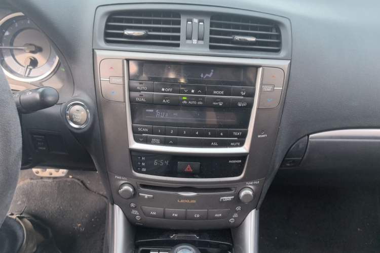 Used Lexus IS 2011 250 Sport Edition Audio And AC Panel