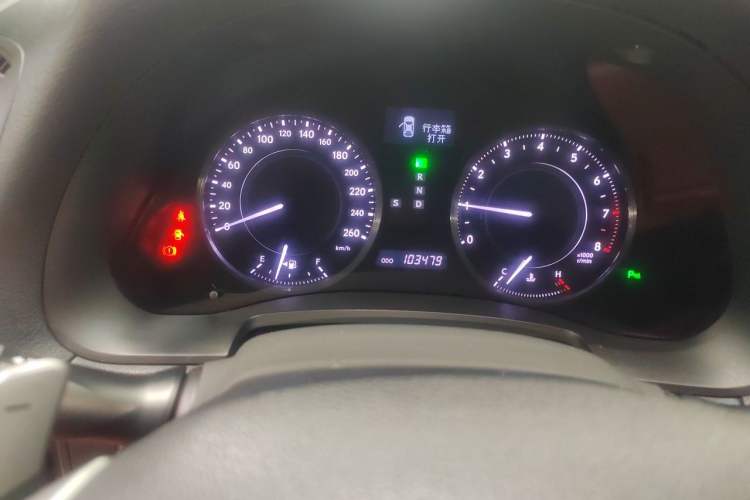Used Lexus IS 2011 250C Odometer Close Up